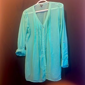 Vanity Shear Button-Up